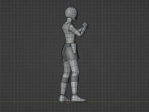 Yellow Samurai Ranger - Power Rangers Samurai Modelo 3D