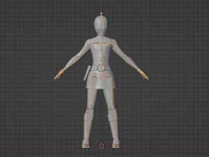 Yellow Samurai Ranger - Power Rangers Samurai Modelo 3D
