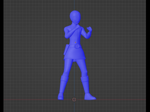 Yellow Samurai Ranger - Power Rangers Samurai Modelo 3D