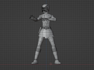 Pink Samurai Ranger - Power Rangers Samurai Model 3D
