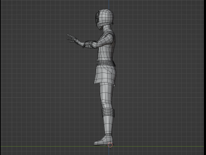 Pink Samurai Ranger - Power Rangers Samurai Model 3D