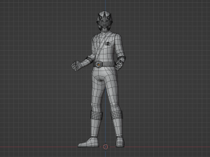 Gold Samurai Ranger - Power Rangers Samurai Modelo 3D
