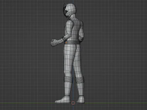 Gold Samurai Ranger - Power Rangers Samurai 3D Model