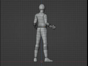 Gold Samurai Ranger - Power Rangers Samurai 3D Model
