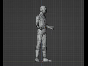 Gold Samurai Ranger - Power Rangers Samurai 3D Model
