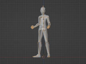 Gold Samurai Ranger - Power Rangers Samurai 3D Model