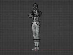 Red Pirate Ranger - Power Rangers Pirates 3D Model