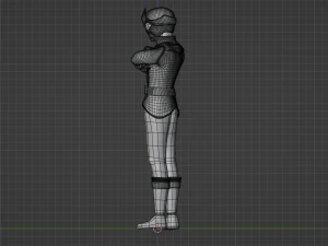 Red Pirate Ranger - Power Rangers Pirates 3D Model