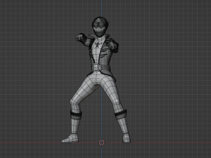 Blue Pirate Ranger - Power Rangers Pirates 3D 模型