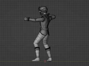 Blue Pirate Ranger - Power Rangers Pirates 3D 模型