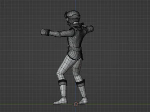Blue Pirate Ranger - Power Rangers Pirates 3D Model