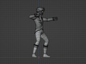 Blue Pirate Ranger - Power Rangers Pirates 3D 模型