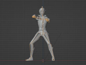 Blue Pirate Ranger - Power Rangers Pirates 3D Model