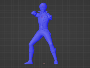 Blue Pirate Ranger - Power Rangers Pirates 3D 模型