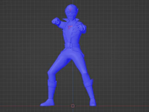 Blue Pirate Ranger - Power Rangers Pirates 3D Model