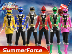 Green Pirate Ranger - Power Rangers Pirates Model 3D