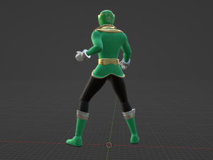 Green Pirate Ranger - Power Rangers Pirates Model 3D
