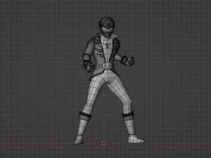 Green Pirate Ranger - Power Rangers Pirates Model 3D