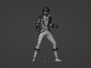 Green Pirate Ranger - Power Rangers Pirates 3D Model
