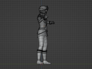 Yellow Pirate Ranger - Power Rangers Pirates 3D 모델