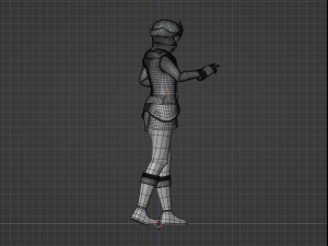 Pink Pirate Ranger - Power Rangers Pirates 3D Model