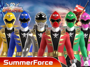 Silberner Piraten-Ranger &ndash; Power Rangers-Piraten 3D Modell