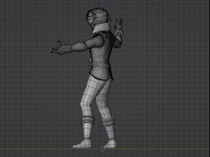 Silver Pirate Ranger - Power Rangers Pirates Model 3D