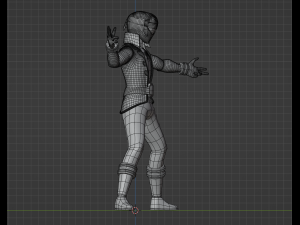 Silver Pirate Ranger - Power Rangers Pirates Model 3D