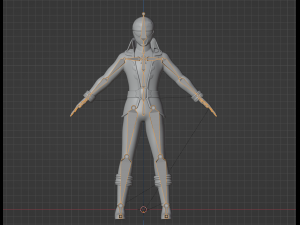 Silver Pirate Ranger - Power Rangers Pirates Model 3D