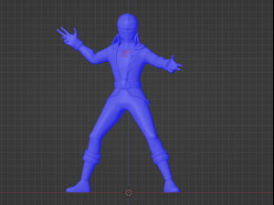 Silver Pirate Ranger - Power Rangers Pirates Model 3D