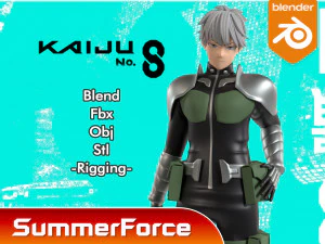 Leno Ichikawa-Kaiju no8 Modello 3D