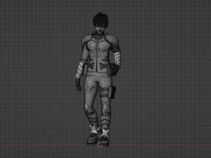 Leno Ichikawa - Kaiju no8 3D Model