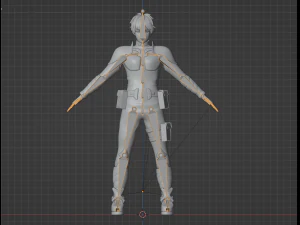 Leno Ichikawa - Kaiju no8 3D Model
