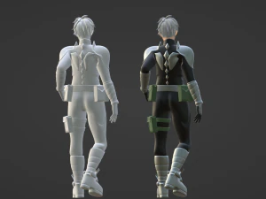 Leno Ichikawa - Kaiju no8 3D Model