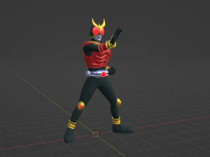 Kamen Rider Kuuga - Kamen Rider 3D Model