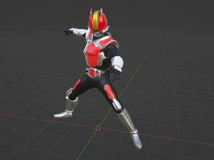 Kamen Rider Den-O - Kamen Rider 3D Model