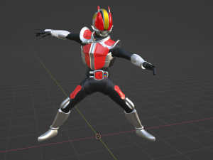 Kamen Rider Den-O - Kamen Rider Model 3D