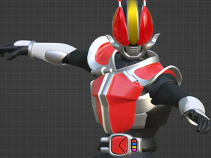 Kamen Rider Den-O - Kamen Rider 3D Model