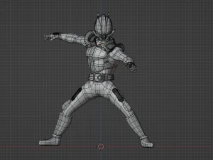 Kamen Rider Den-O - Kamen Rider 3D Model