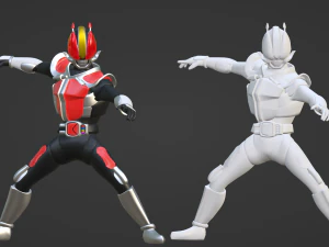 Kamen Rider Den-O - Kamen Rider 3D Model