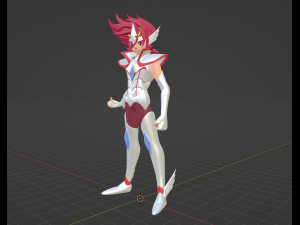 Pegasus Kouga - Saint Seiya Omega 3D मॉडल