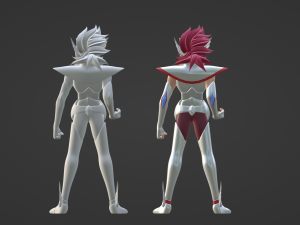 Pegasus Kouga - Saint Seiya Omega 3D मॉडल