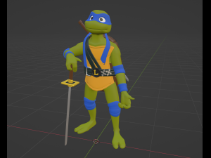 Leonardo - TMNT Modelo 3D