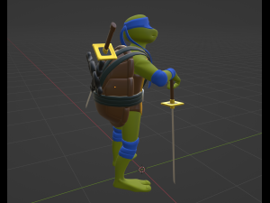 Leonardo - TMNT Modelo 3D