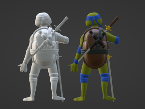 Leonardo - TMNT Modelo 3D