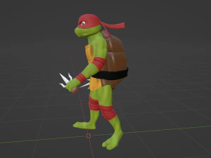 ラファエル - TMNT 3Dモデル