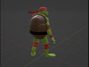 Raphael - TMNT 3D 모델