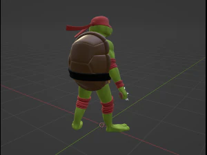 ラファエル - TMNT 3Dモデル