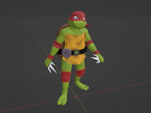 ラファエル - TMNT 3Dモデル