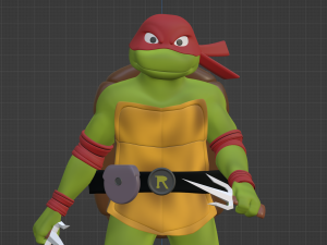 Raphael - TMNT 3D 모델